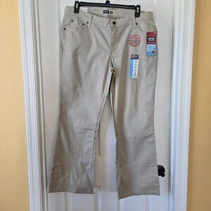 Levi Strauss Signature Tan Low Rise Bootcut Jeans Women's Plus Size 18